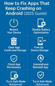 Fix Android Apps That Keep Crashing (2025 DIY Guide)