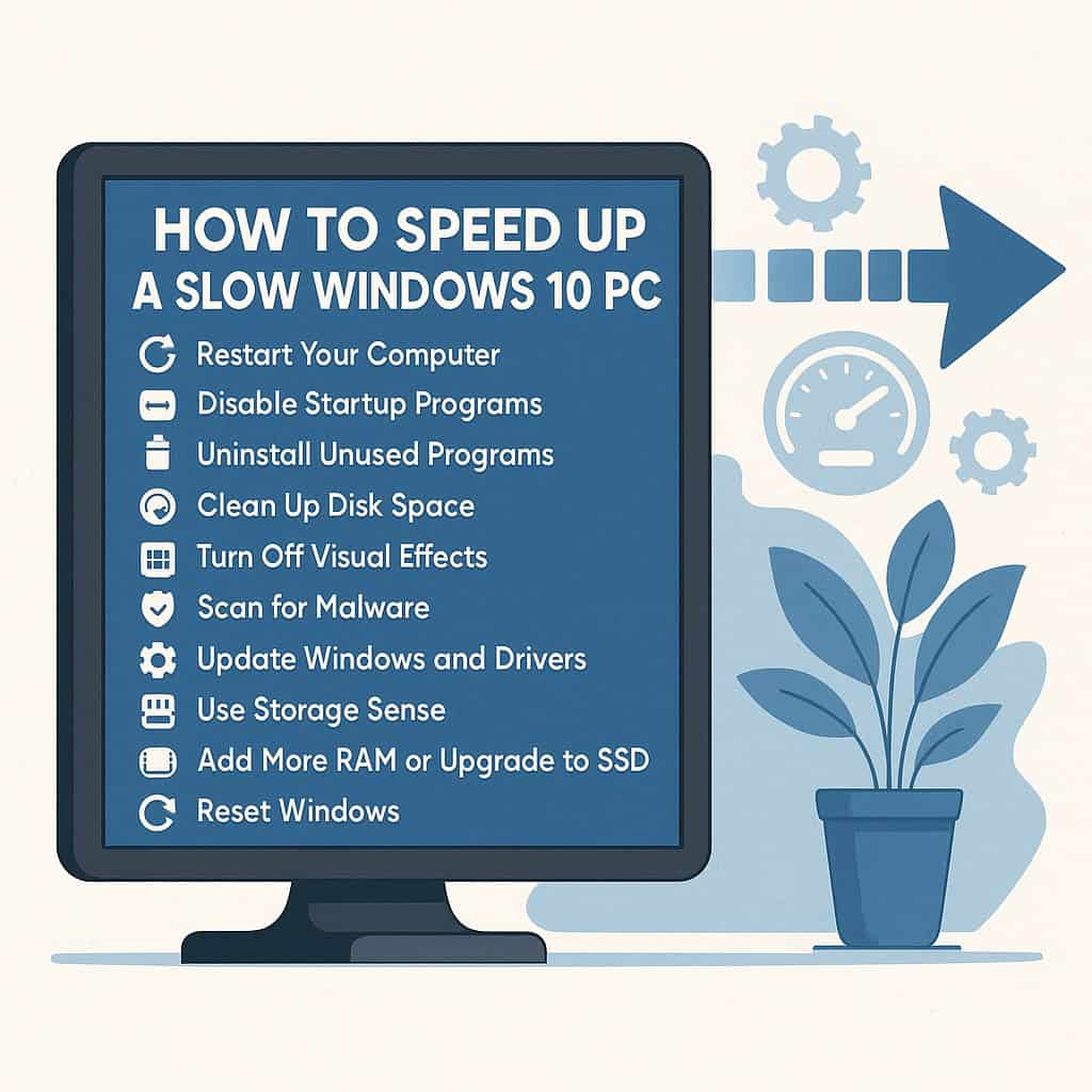 How to Speed Up a Slow Windows 10 PC