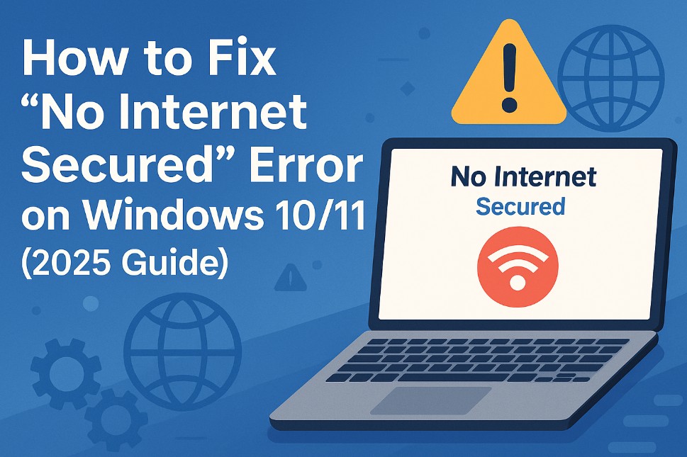 No Internet Secured error